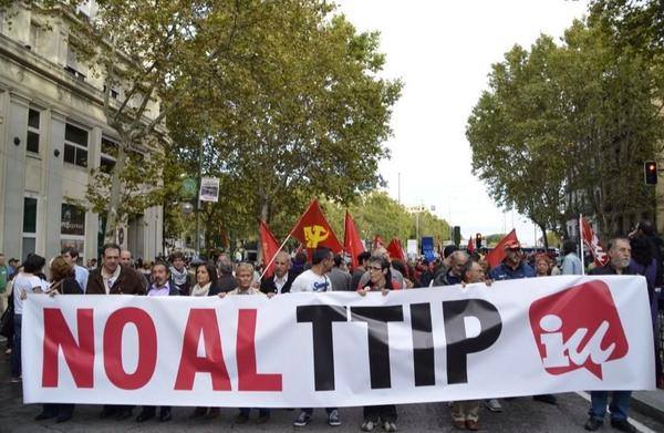 Izquierda unida (Spagna) contro il TTIP